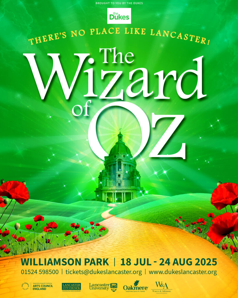Duke’s Lancaster Play in the Park Wizard of Oz 2025 poster